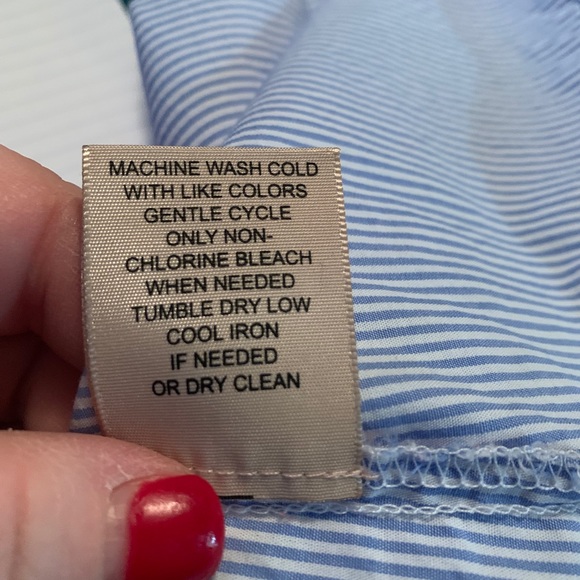 philosophy Blue & White Bell Sleeved Shirt - Picture 7 of 7